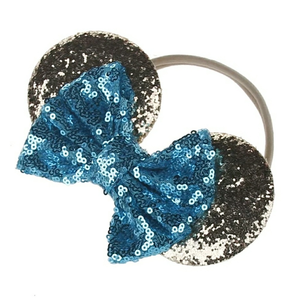 Sparkly Minnie Mouse Ears Bow Headband